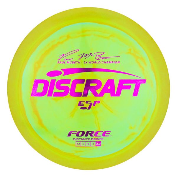 Диск-гольф Discraft Paul MCBeth ESP FORCE Signature Series 16662 фото