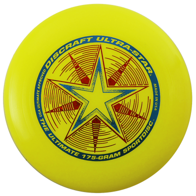 Фризбі Discraft Ultra-Star жовтий 22 фото