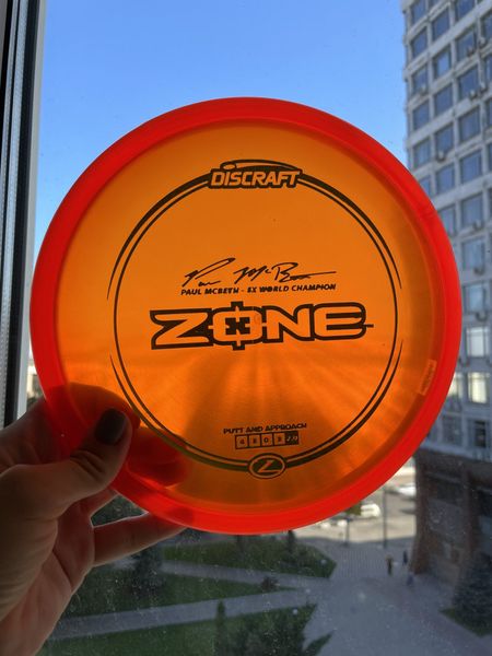 Диск-гольф Discraft Z Zone Paul MCBeth Signature series 16370 фото